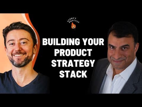 How to build your product strategy stack | Ravi Mehta (Tinder, Facebook, Tripadvisor, Outpace) thumbnail