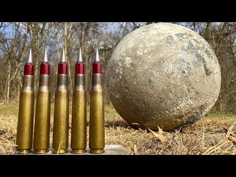 50 Cal SLAP vs Atlas Stone (340 lbs!!!) thumbnail