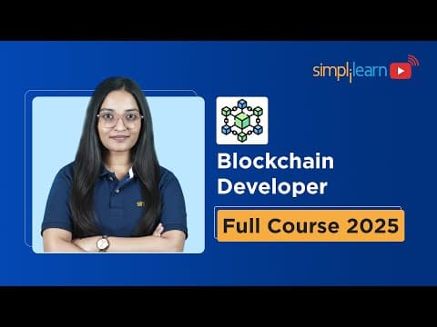 Blockchain Full Course 2026 | Blockchain Tutorial For Beginners | Blockchain Course | Simplilearn thumbnail