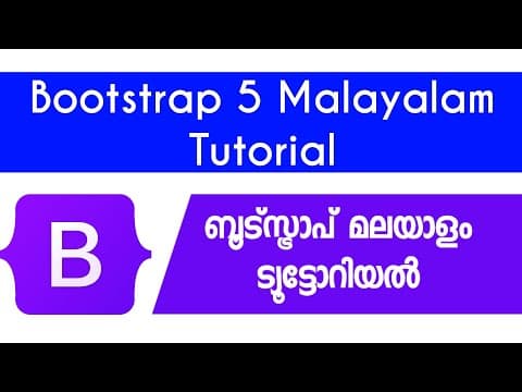 Bootstrap 5 Malayalam Tutorial | Yes Tech Media | thumbnail