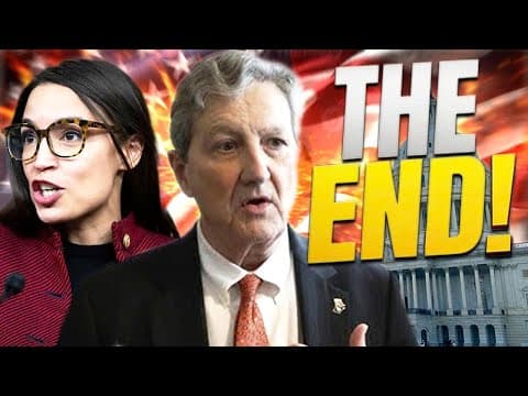 AOC Arrogantly Tries to Outsmart Senator John Kennedy... His Response Left Her SPEECHLESS thumbnail