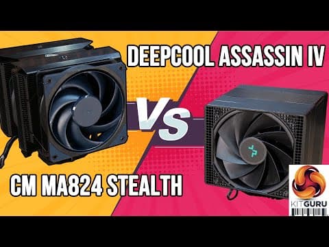 Cooler Master MA824 Stealth vs Deepcool Assassin IV thumbnail