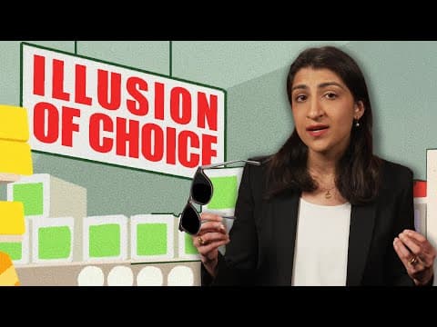 The Illusion of Choice: How Big Business Controls Your Life (ft. Lina Khan) thumbnail