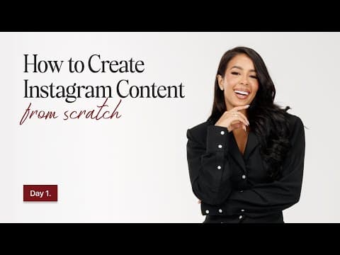 How to Create Instagram Content from Scratch thumbnail