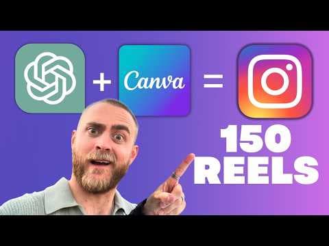 Make 150 Trial Reels for Instagram in 15 minutes using ChatGPT and Canva thumbnail