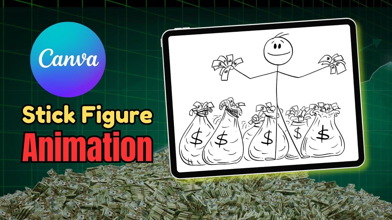 How to Create VIRAL Stick Figure Animations in Canva | Learn and ...