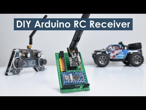 DIY Arduino RC Receiver | Radio Control for RC Models and Arduino Projects thumbnail