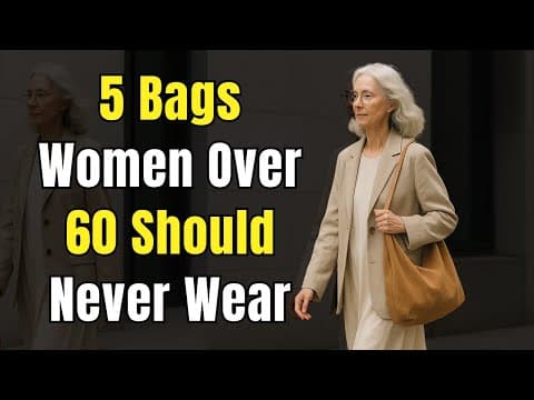 5 Bags Women Over 60 Should Never Wear — And What to Carry Instead! thumbnail