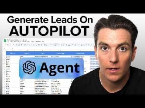 How to Get Clients Using ChatGPT Agent (NEW METHOD) thumbnail