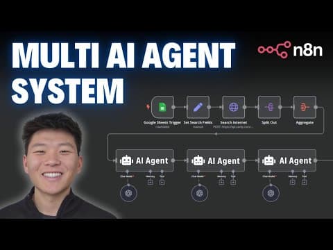 Build this Multi AI Agent System for Research and Content Creation in n8n thumbnail