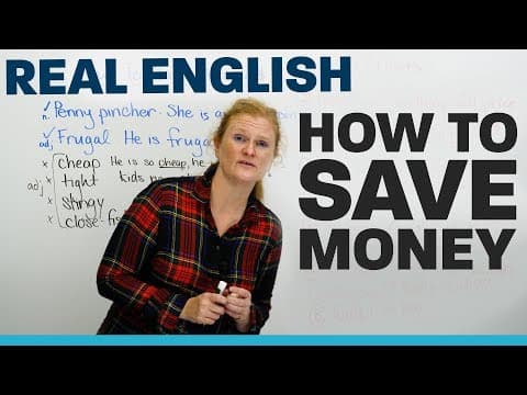 Vocabulary & Tips to SAVE MONEY thumbnail