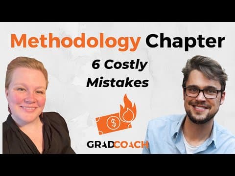 Dissertation Methodology Chapter: 6 Costly Mistakes To AVOID (Including Examples) thumbnail