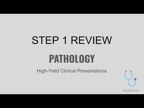 USMLE STEP 1 HIGH YIELD PATHOLOGY | PATH | MED STUDENT SUCCESS thumbnail