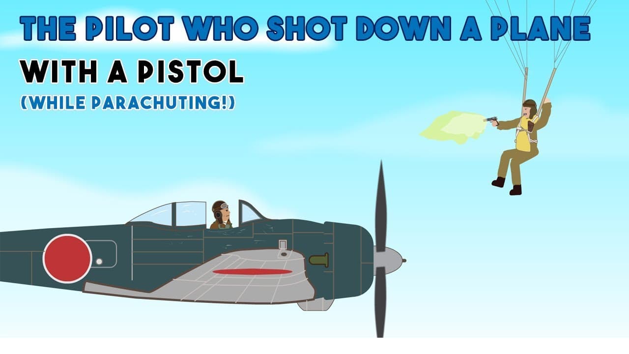 The Pilot who shot down a Plane with a Pistol while Parachuting | Glasp