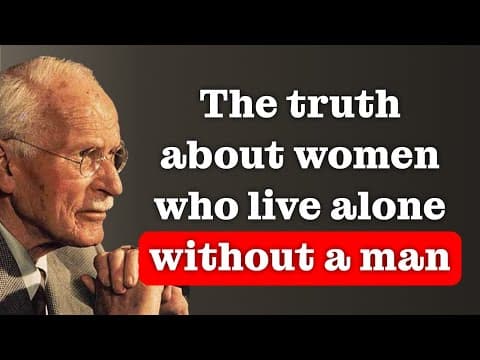 The truth about women who LIVE ALONE without a man | Carl Jung thumbnail