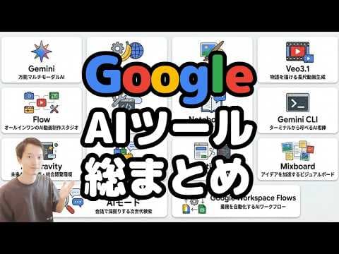 Google生成AI15種類の選び方と使い分け thumbnail