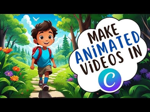 How to Create Animated Videos Using Canva for FREE thumbnail
