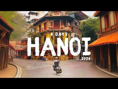 4 Days in Hanoi Vietnam 2026 - A Travel Guide for First-Time Visitors thumbnail
