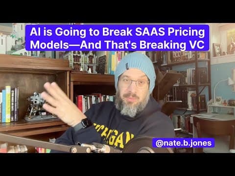 AI is Going to Break SAAS Pricing Models—And That's Breaking VC thumbnail
