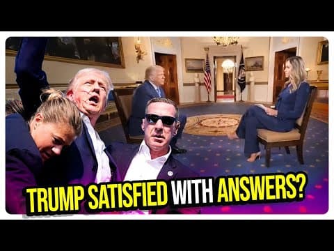 SHOCKING: Trump Says He’s “Satisfied” After Butler Assassination Attempt | Really? thumbnail