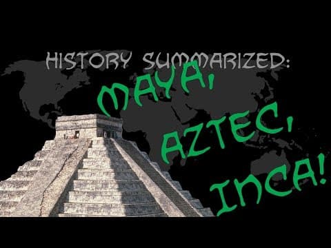 History Summarized: The Maya, Aztec, and Inca thumbnail