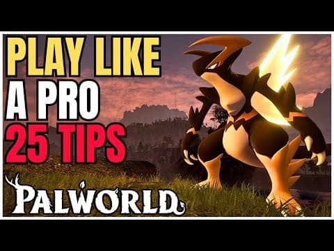 25 Pro Palworld Tips: Base Building Tips, Leveling Tips & More thumbnail