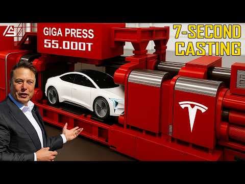 All-New Tesla Giga Press 55,000T Finally Mass-Produce Model 2 For Seniors. Only 7s?! thumbnail