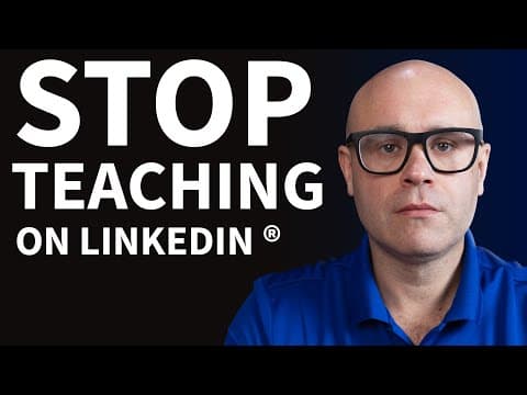 Copy This LinkedIn Post Style, It'll Blow Up Your Business thumbnail