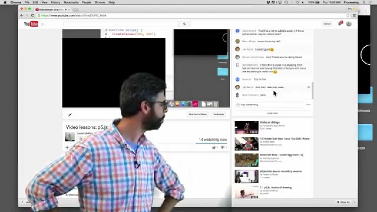 YouTube video player