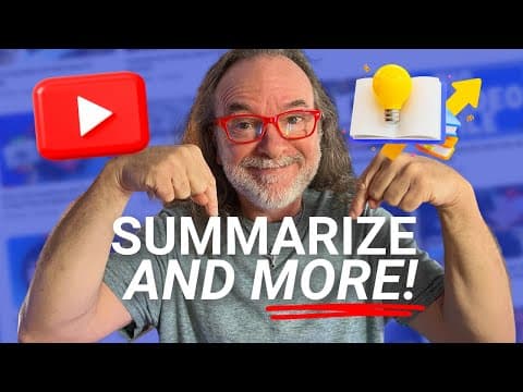 Summarize any YouTube video Fast with this Free AI tool! thumbnail