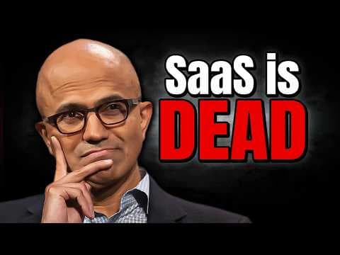 Microsoft CEO’s Shocking Prediction: “Agents Will Replace ALL Software" thumbnail