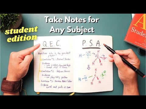 How I Take Notes for Different Subjects thumbnail