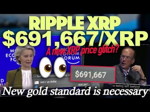 Ripple XRP: Davos ’26 Highlighting Importance Of Tokenization As XRP Just Glitched To $691,667/XRP thumbnail