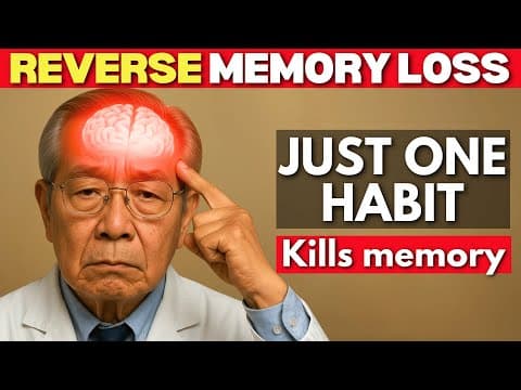 Japan’s Oldest Doctor: This Common Daily Habit DESTROYS your MEMORY After 60 thumbnail