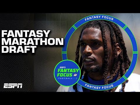 2025 ESPN Fantasy Football Marathon Draft  🏈 thumbnail