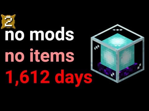 I Got Every Possible NETHER Achievement From One Grass Block thumbnail