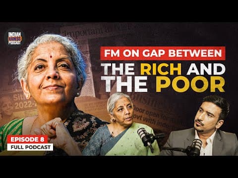 FM opens up on North vs South, Congress,GST, IncomeTax & India’s Economy| IBP Episode 8 thumbnail