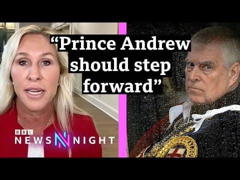 Marjorie Taylor Greene: Prince Andrew and others should say "what they saw" regarding Epstein thumbnail