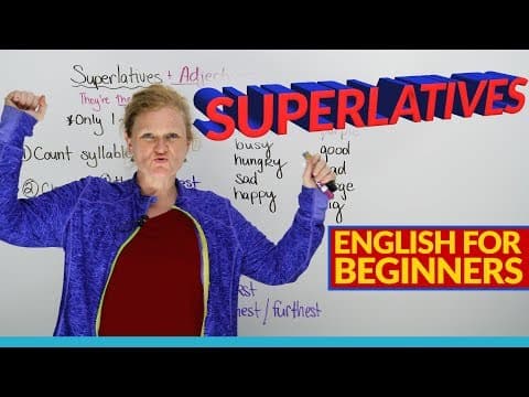 Learn English Grammar: Superlative Adjectives thumbnail