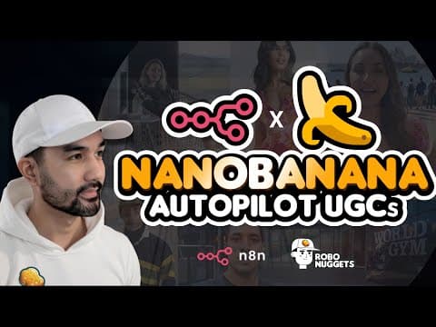 nanobanana (🍌) is NOW in n8n — Google's New UGC King | AI automation no code tutorial 🥚 thumbnail