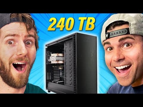Mark Rober! I Built You a Computer! - Double NAS Build thumbnail