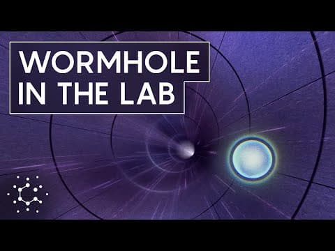 How Physicists Created a Holographic Wormhole in a Quantum Computer thumbnail