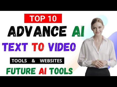 Convert Text to Video AI Tools and Websites | Best and Free Tools For Convert Text into Videos thumbnail