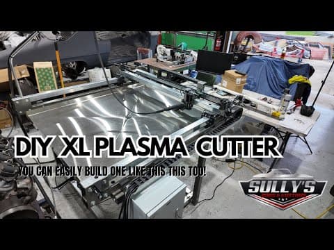 DIY CNC Plasma Cutter Part 1. JDS's Garage CNC Plasma cutter on Steroids thumbnail
