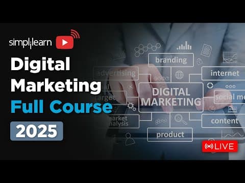 Digital Marketing Full Course 2026 | Digital Marketing Tutorial For Beginners | Simplilearn thumbnail