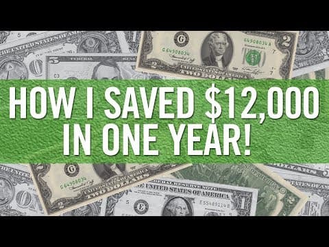 How to Save $12,000 in One Year with Simple Steps thumbnail