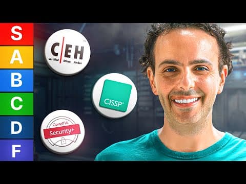 The Best and Worst Cyber Security Certificates 2025 (HUGE Update) thumbnail