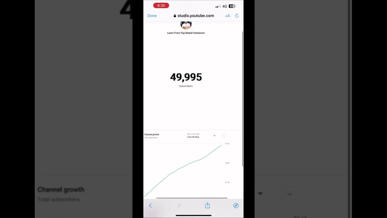 YouTube video player