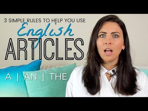 English Articles  -  3 Simple Rules To Fix Common Grammar Mistakes & Errors thumbnail