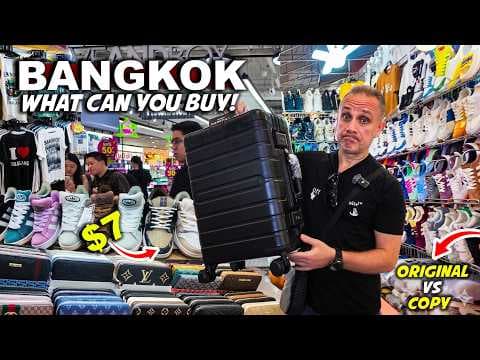 What You Can Really Buy In BANGKOK  | Originals Vs Copies & Hidden Shopping Deals #livelovethailand thumbnail